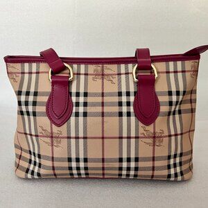 Burberry Haymarket Check Medium Regent Tote